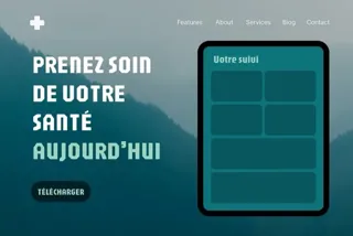 Exemple de design / Landing Page